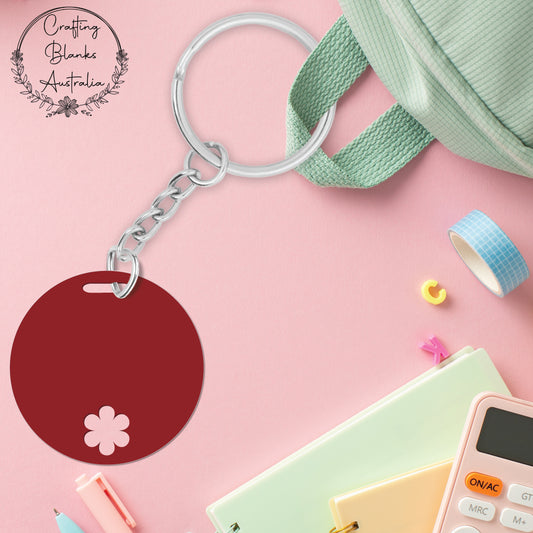 Flower • Blank Bag Tag • 65mm