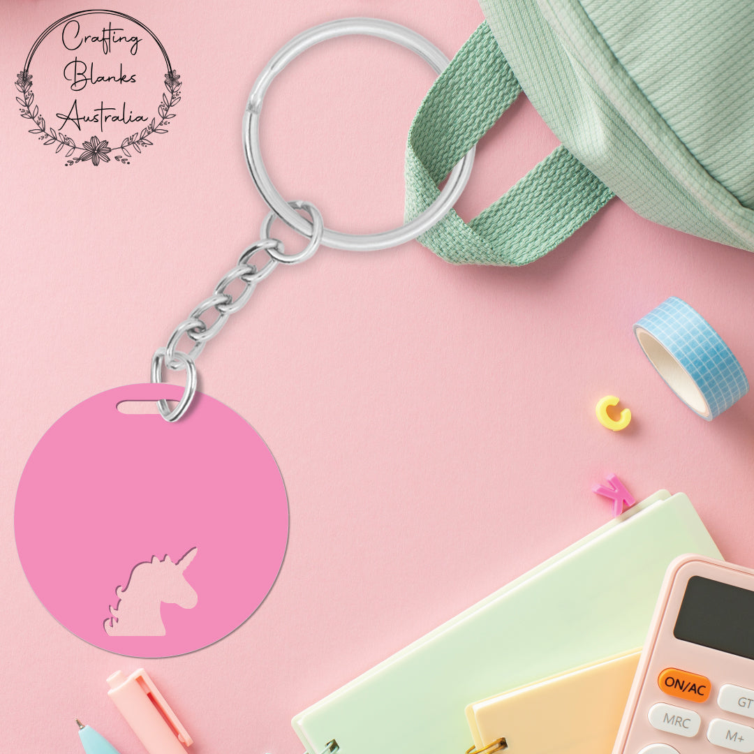 Unicorn • Blank Bag Tag • 65mm
