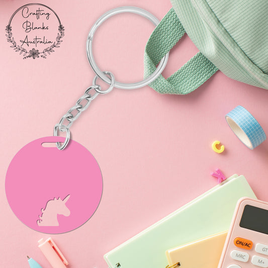 Unicorn • Blank Bag Tag • 65mm