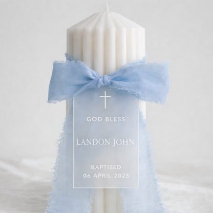 Custom • Baptism Tag • 40mm x 75mm