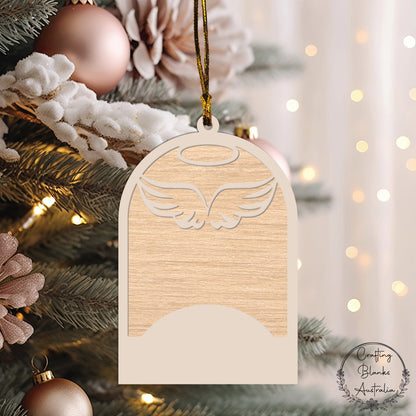 Angel Wings • Arch Double Layer Bauble • A6