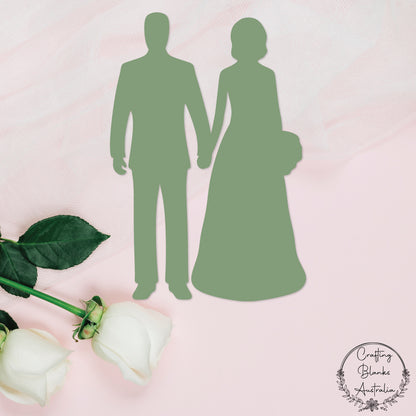 Bride & Groom • Blank Shape • 100mm