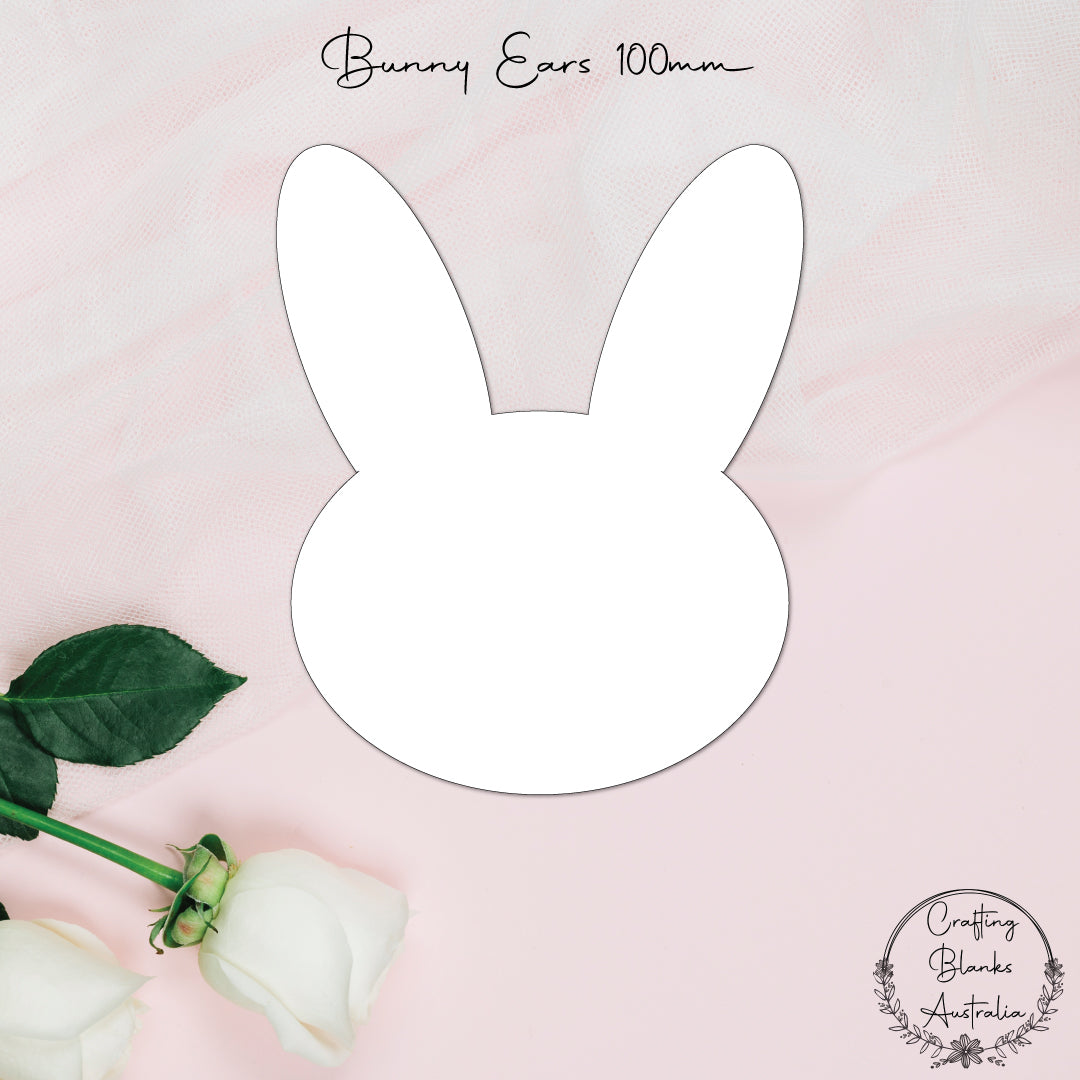 Bunny Ears • Blank Shape • 100mm