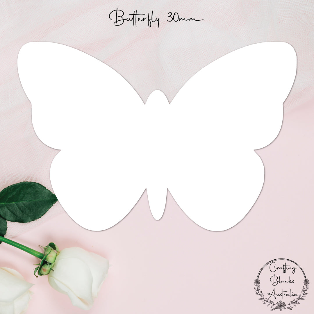 Butterfly • Blank Shape • 30mm