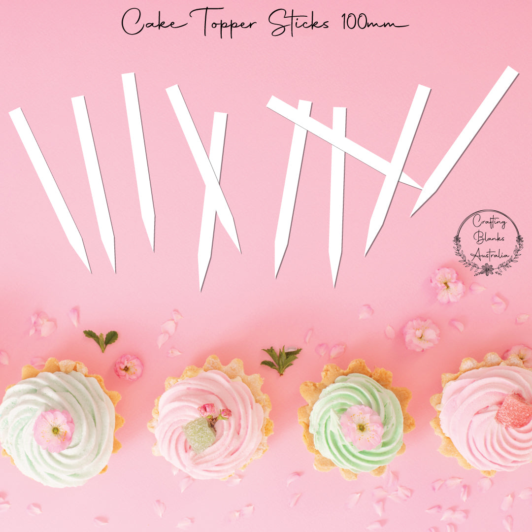 Cake Topper Sticks | Pack 10 | 100mm