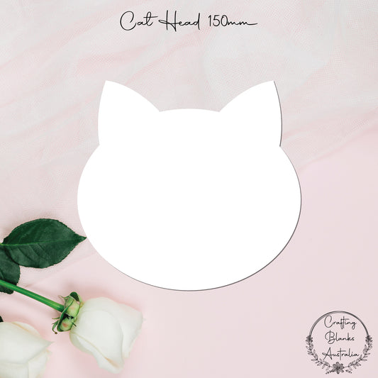 Cat Head • Blank Shape • 150mm