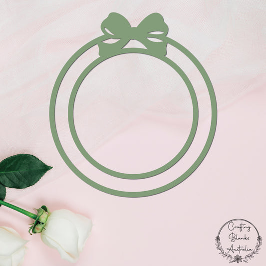 Bow Circle • Blank Frame • 80mm