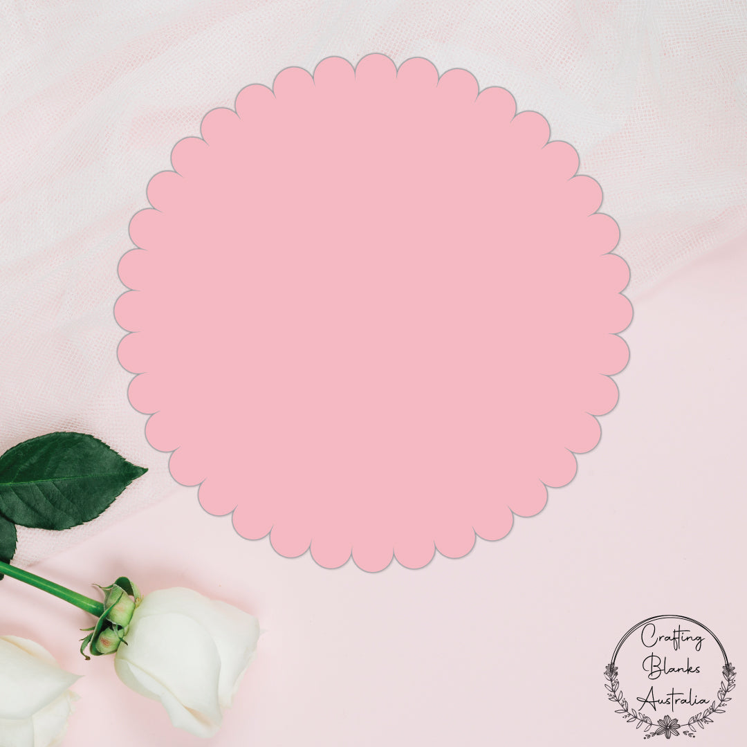 Scallop Circle • Blank Shape • 100mm