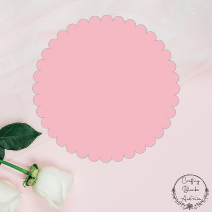 Scallop Circle • Blank Shape • 500mm