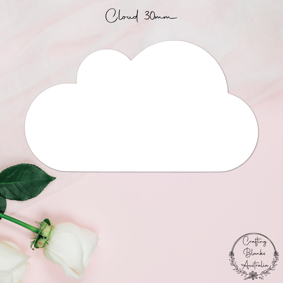 Cloud • Blank Shape • 30mm