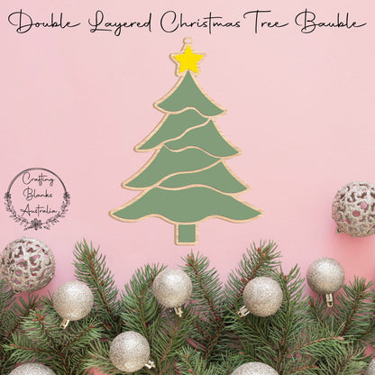 Christmas Tree • Double Layer • Bauble