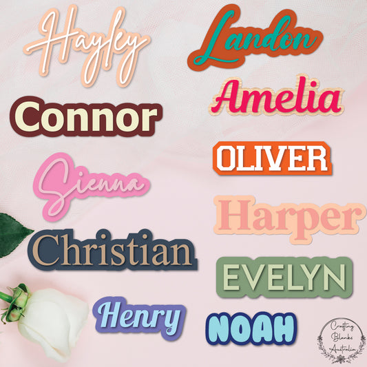 Wording Double Layer • Custom • 200mm