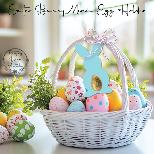 Easter Bunny • Mini Egg Holder • Blank Tag