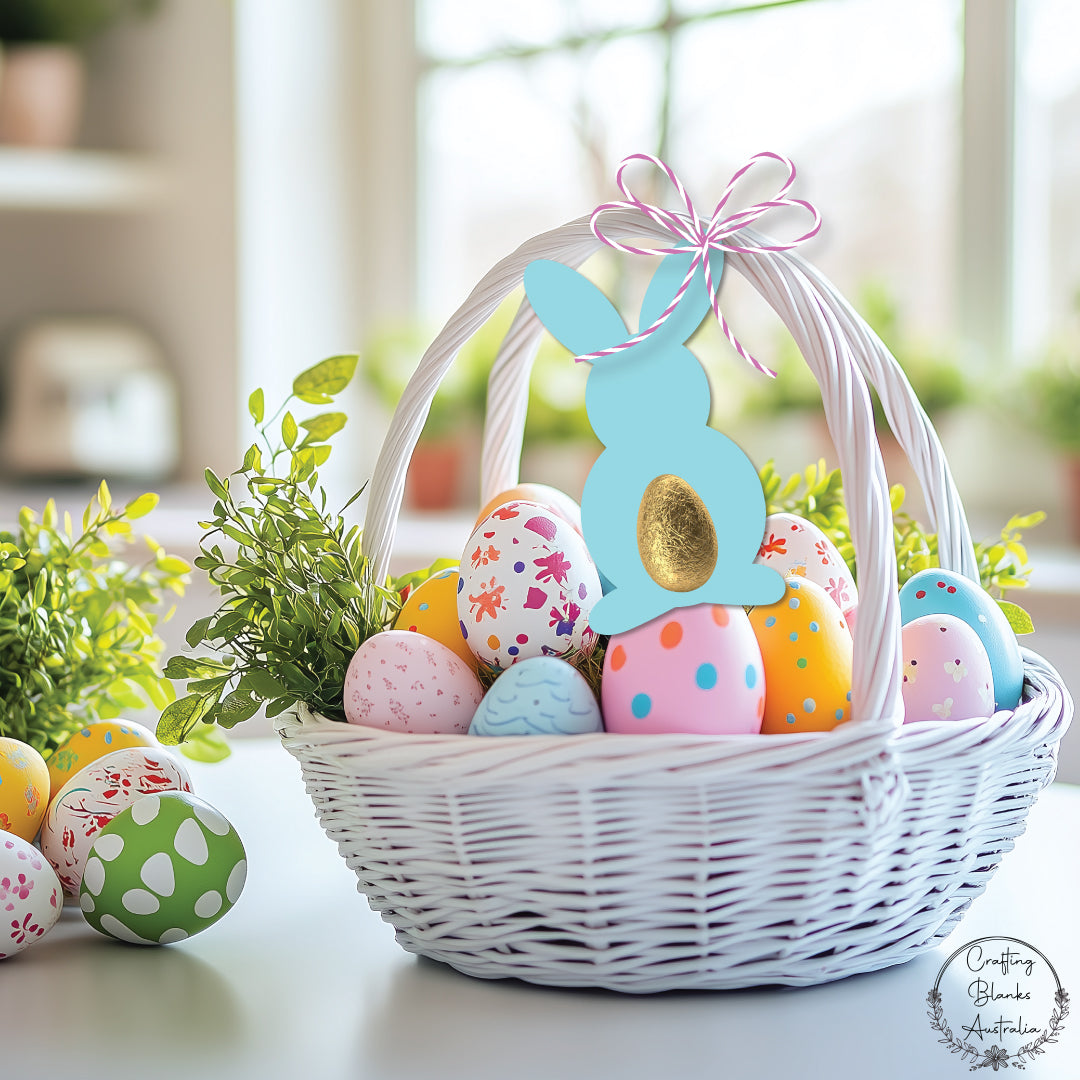 Easter Bunny • Mini Egg Holder • Blank Tag