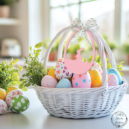 Easter Egg Bunny • Blank Tag • 60mm