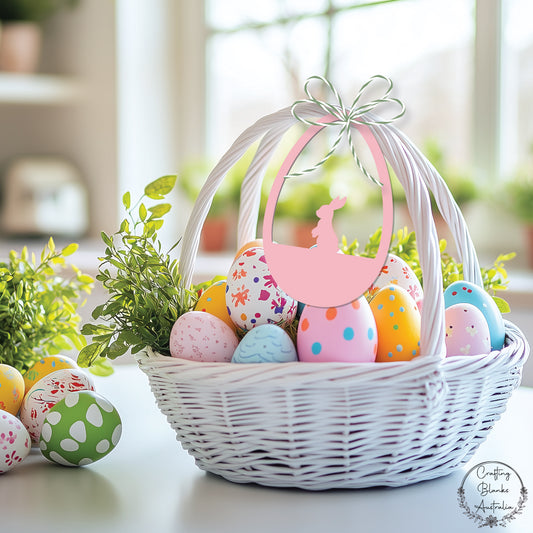 Easter Egg Bunny • Blank Tag • 80mm