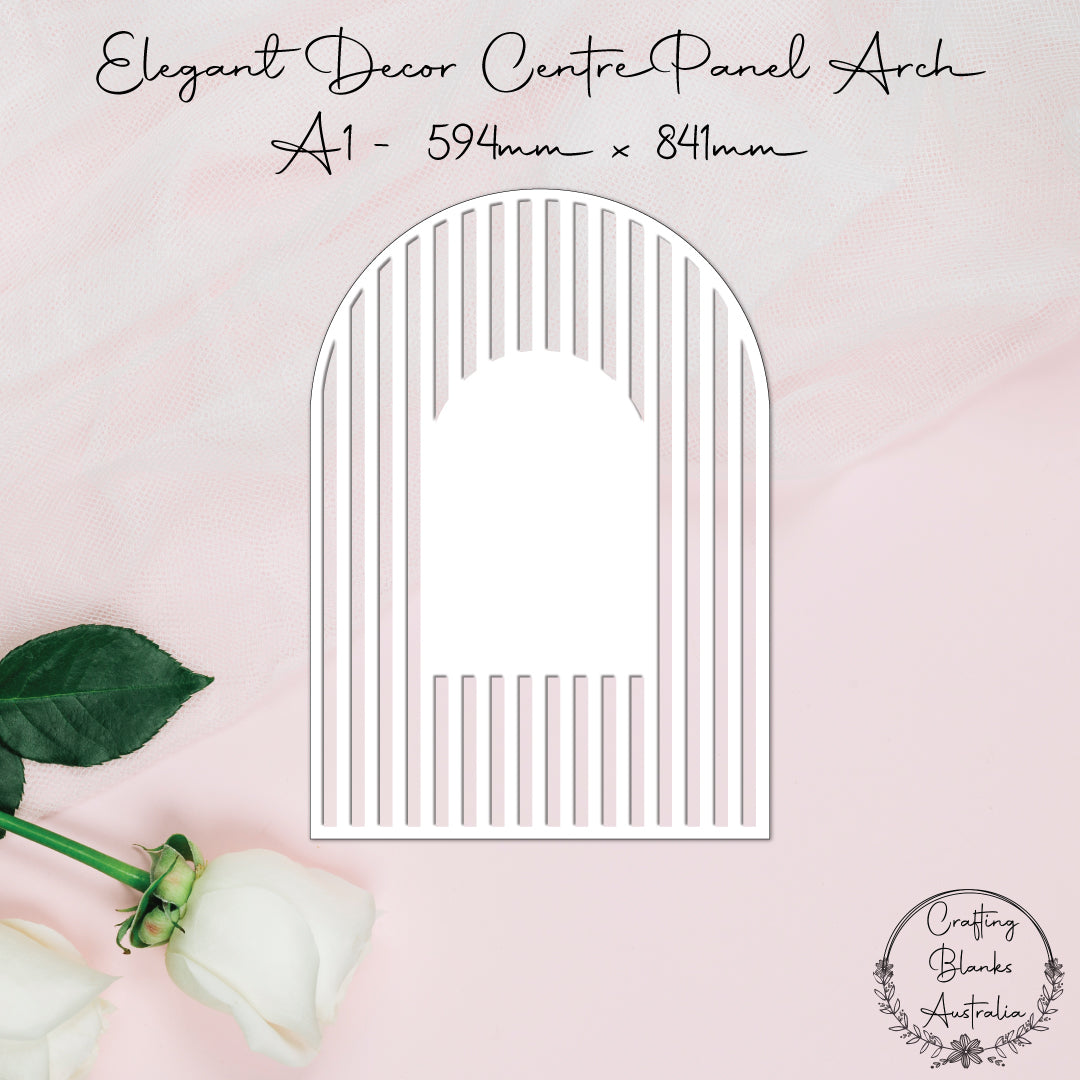 Arch Elegant • Centre Panel • Blank Decor Shape • A1