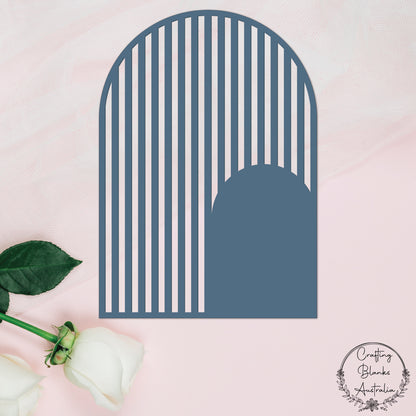 Arch Elegant • Corner Panel • Blank Decor Shape • A4