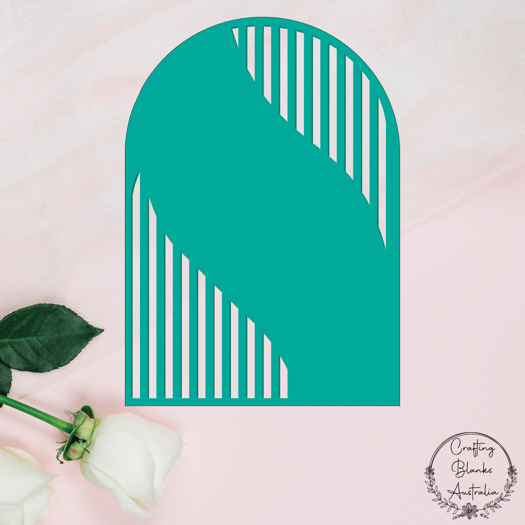 Arch Elegant • Wavy Panel • Blank Decor Shape • A4