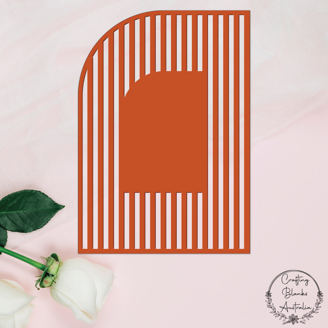 Sail Arch Elegant • Centre Panel • Blank Decor Shape • A6