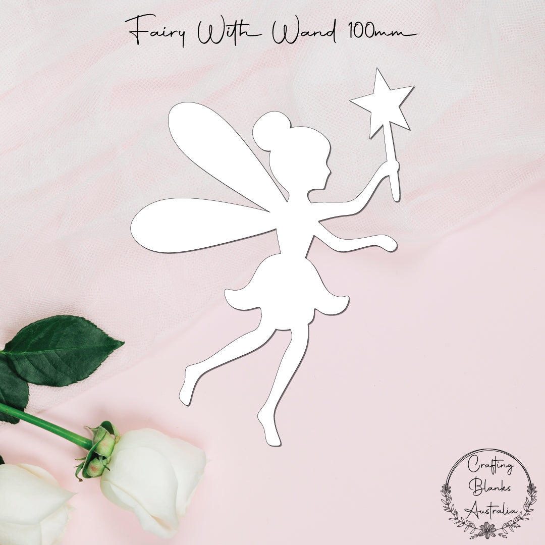 Fairy With Wand • Blank Shape • 100mm