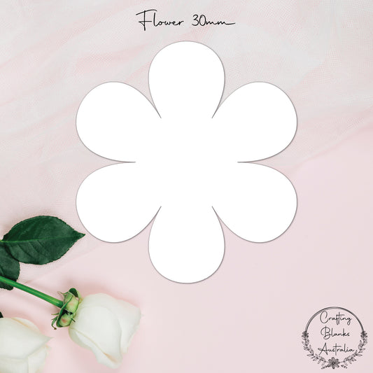 Flower • Blank Shape • 30mm