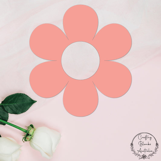 Flower With Cutout • Blank Shape • 40mm