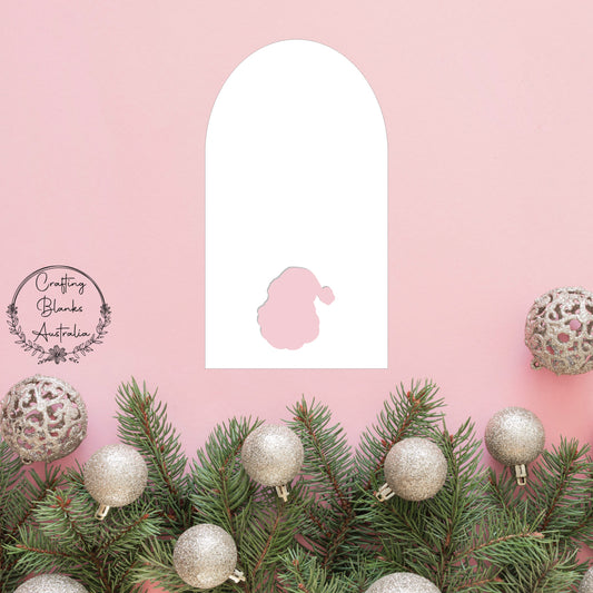 Santa • Arch Gift Tag • 30mm x 60mm