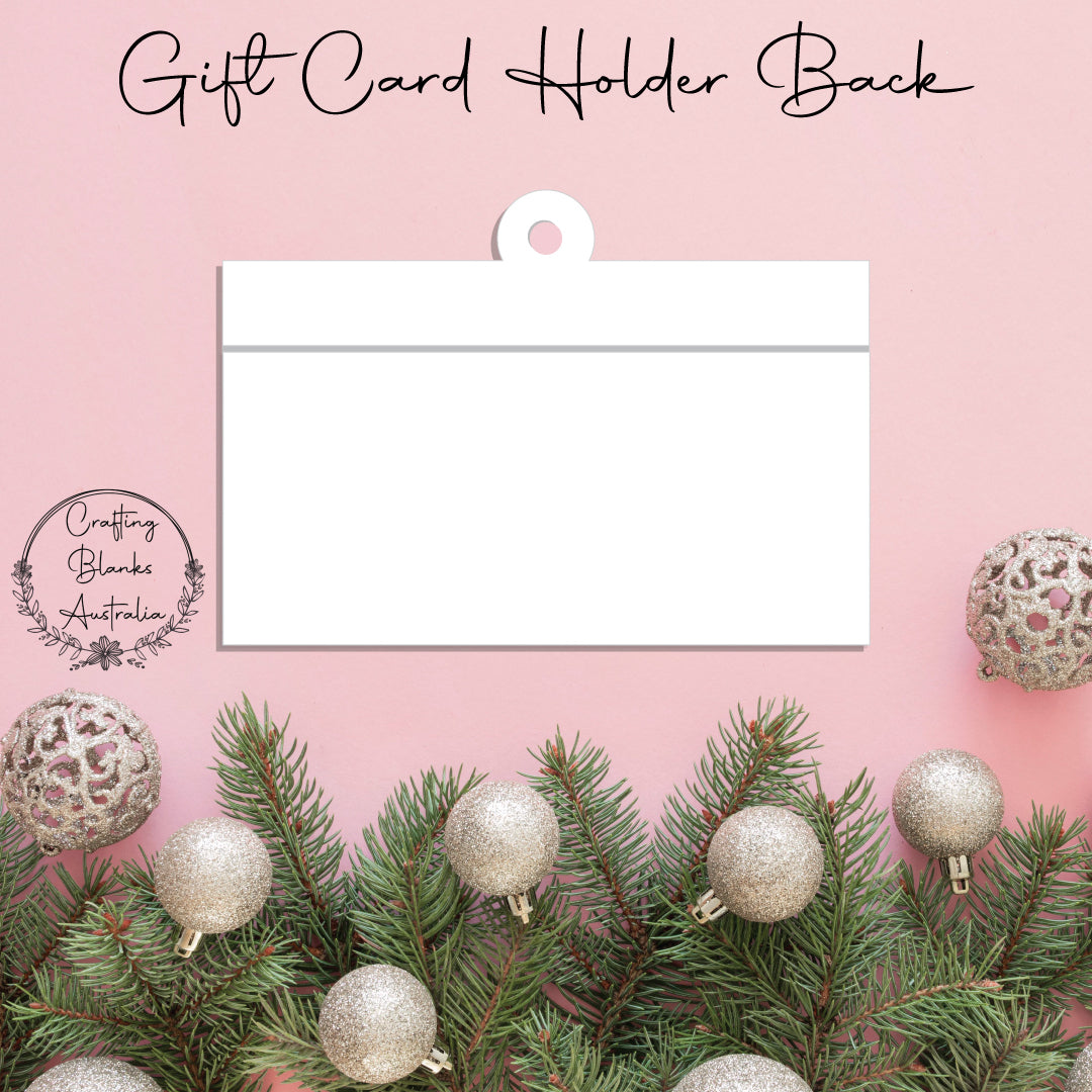 Santa • Gift Card Holder • 100mm