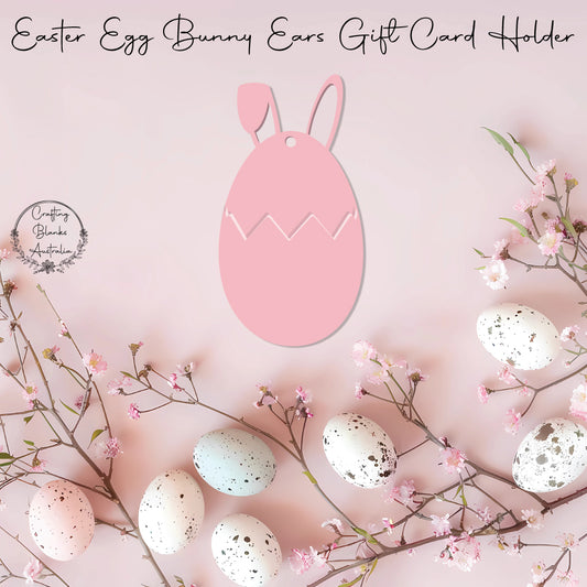 Easter Egg Bunny Ears • Gift Card Holder • 75mm