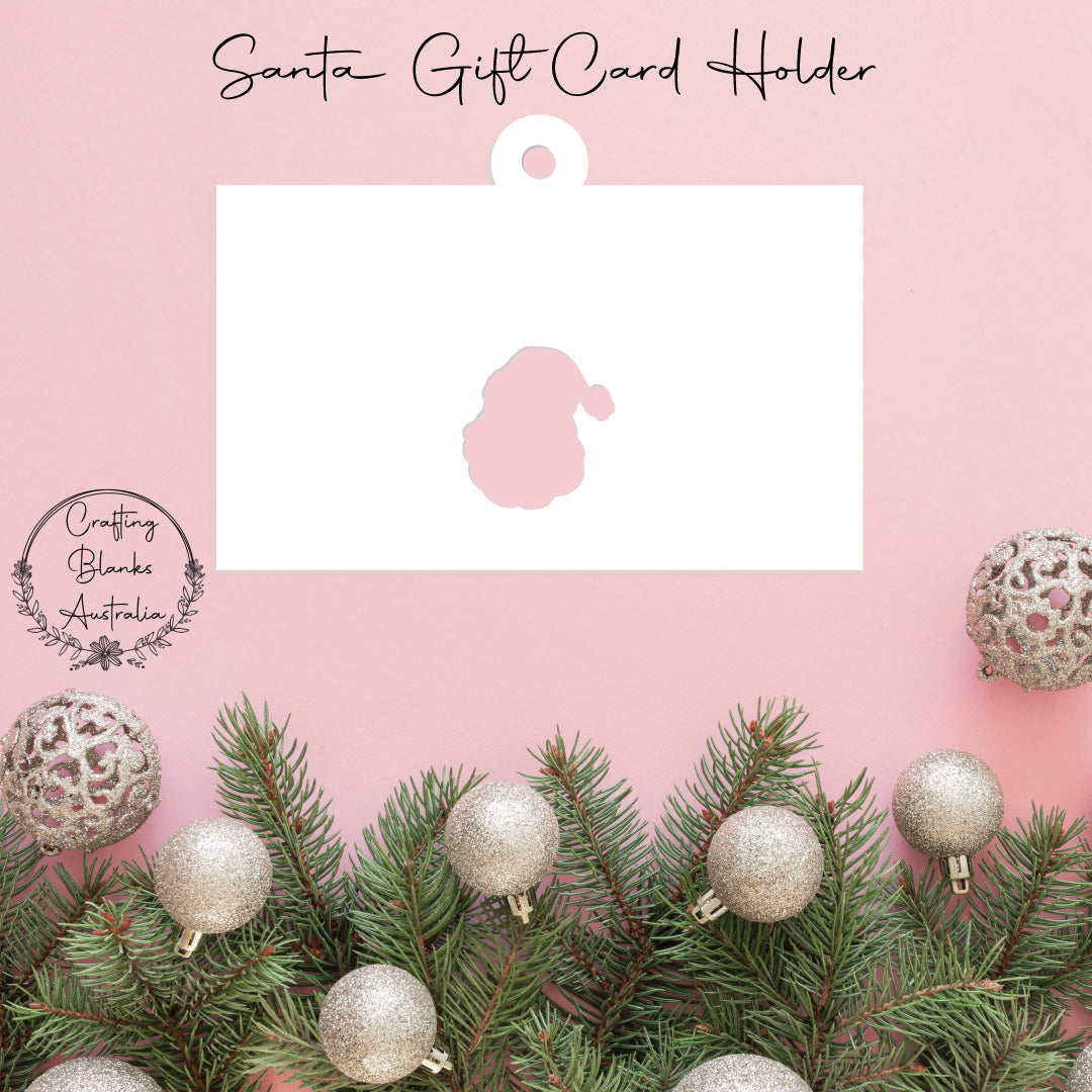 Santa • Gift Card Holder • 100mm