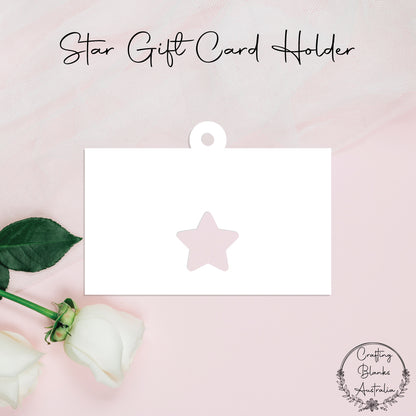 Star • Gift Card Holder • 100mm