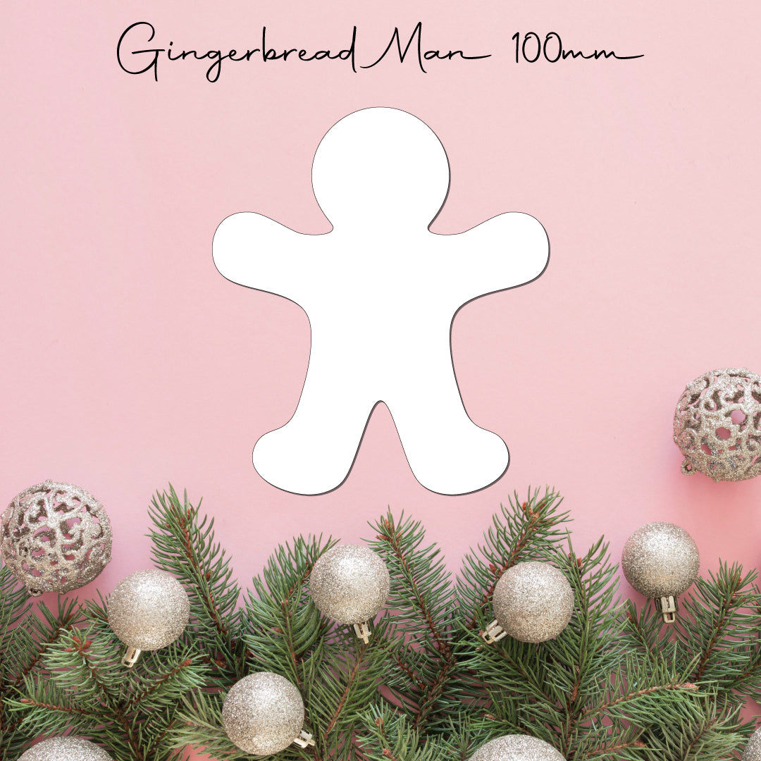 Gingerbread Man • Blank Shape • 100mm