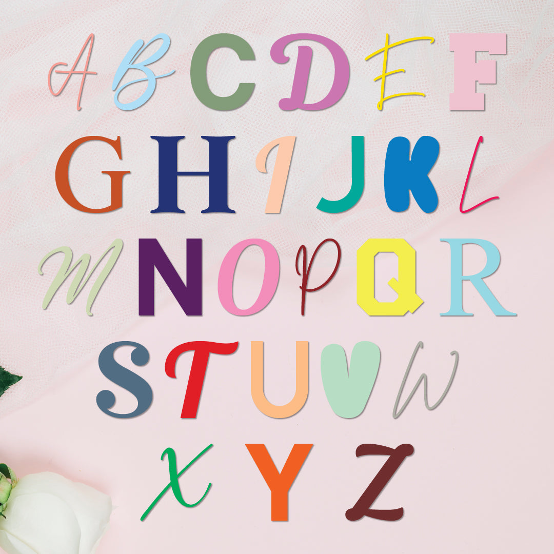 Single Letters • Blank Shape • 70mm