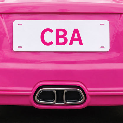 License Plate • Blank Shape • Large Slimline