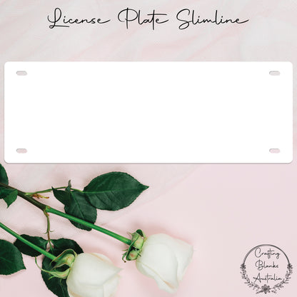 License Plate • Blank Shape • Large Slimline