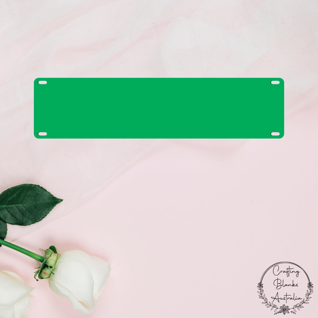 License Plate • Blank Shape • Small Slimline