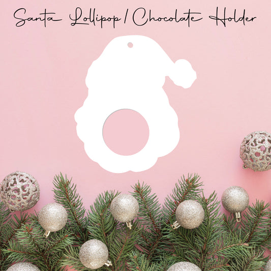 Santa • Lollipop/Chocolate • Blank Holder