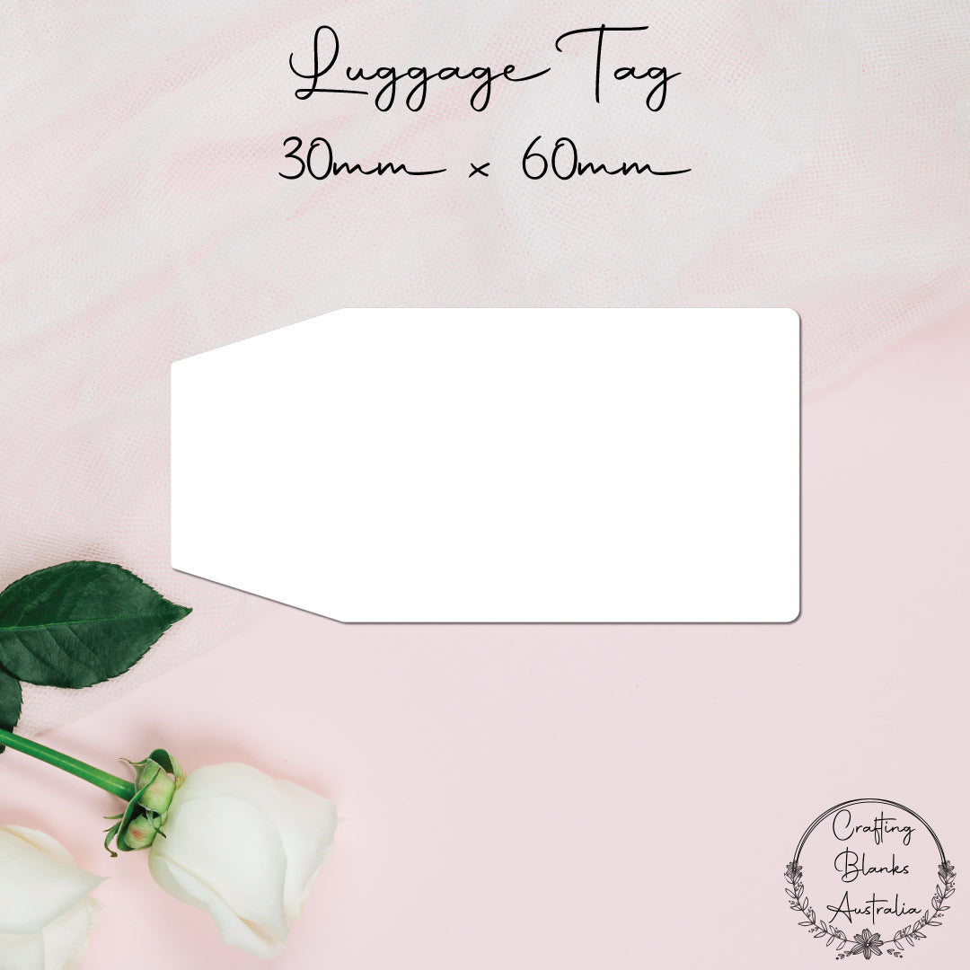 Luggage • Blank Tag • 30mm x 60mm