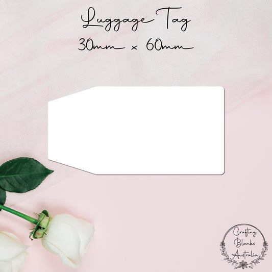 Luggage • Blank Tag • 30mm x 60mm