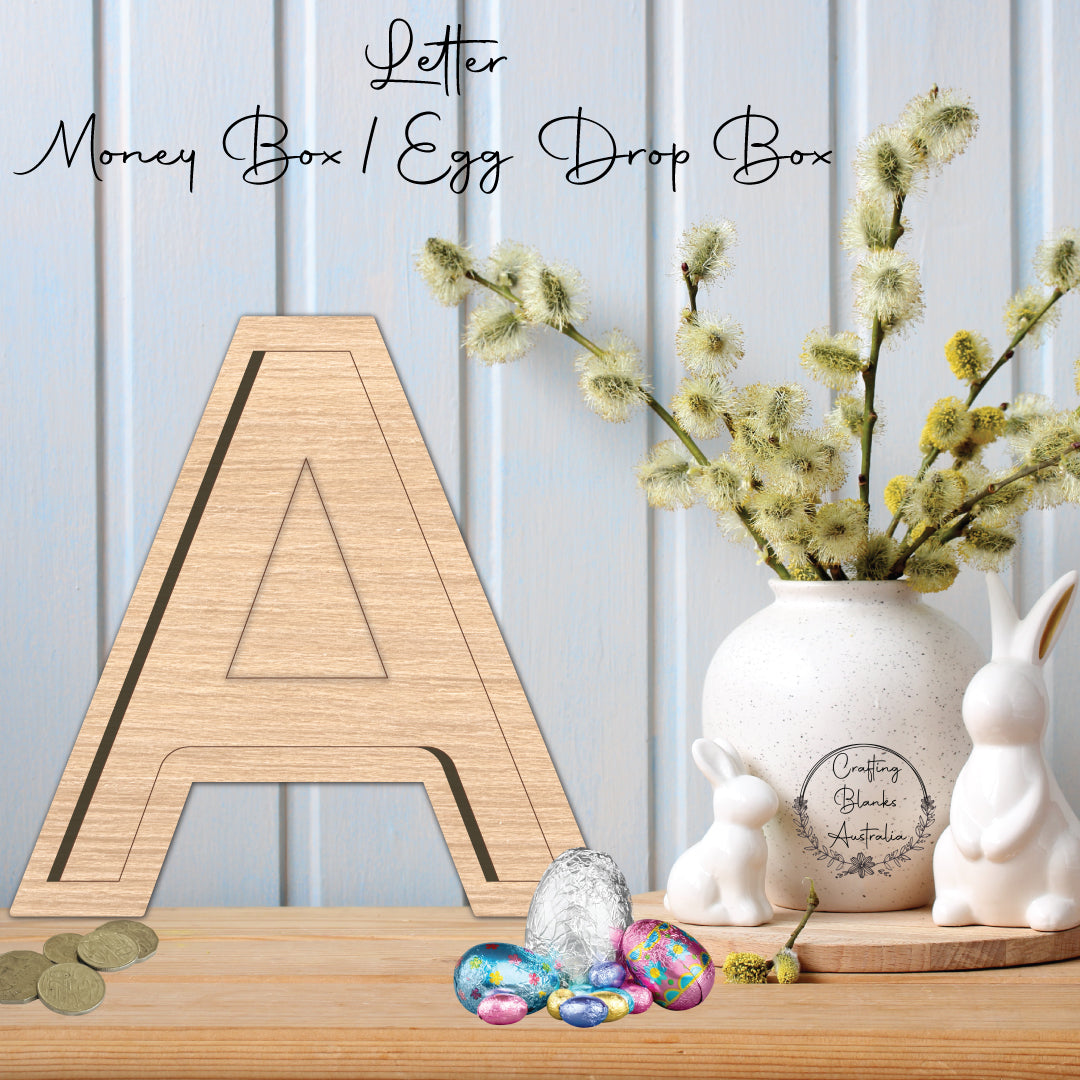 Letter • Money Box • Egg Drop Box