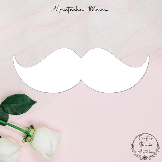 Moustache • Blank Shape • 100mm