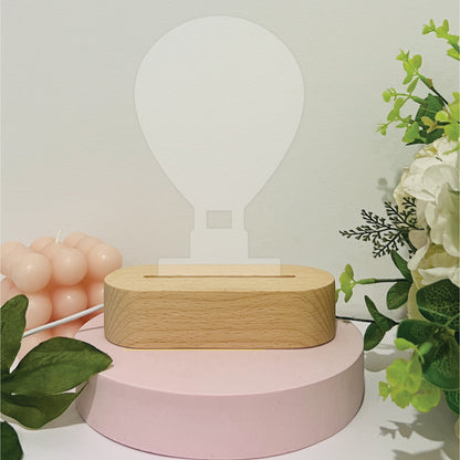 Hot Air Balloon • Blank Shape • Night Light