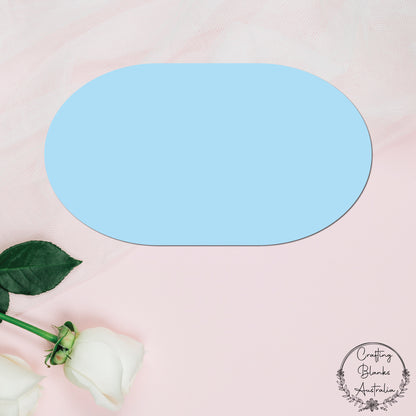 Oval • Blank Tag • 40mm x 75mm