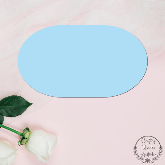 Oval • Blank Tag • Placecard • 50mm x 90mm