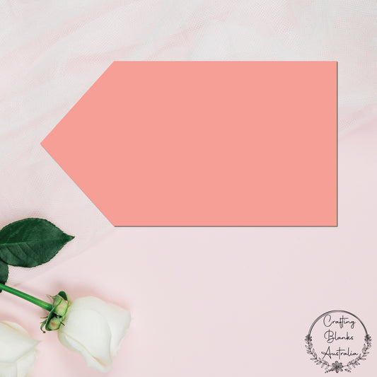 Pennant • Blank Tag • Placecard • 50mm x 90mm