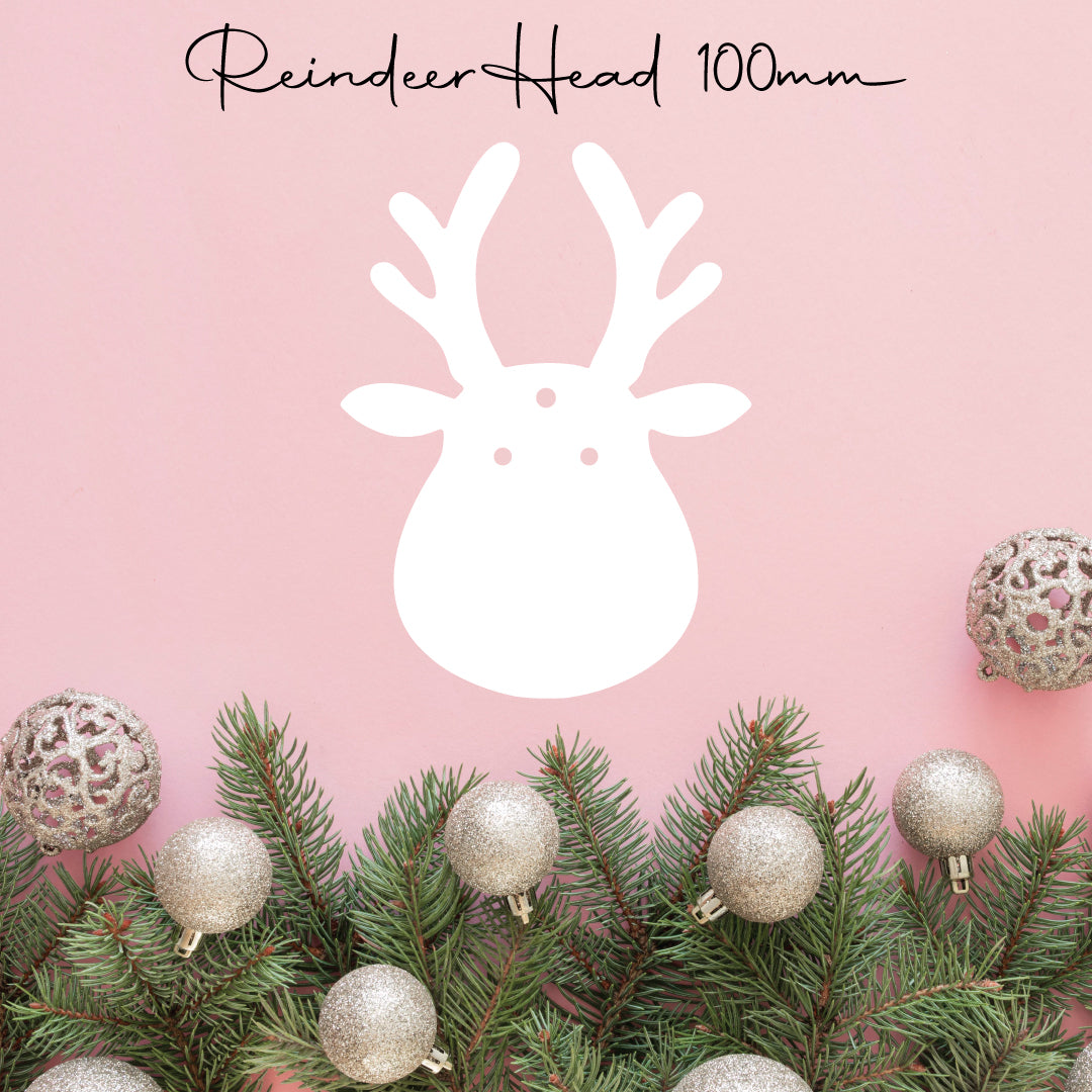 Reindeer Head • Blank Shape • 100mm