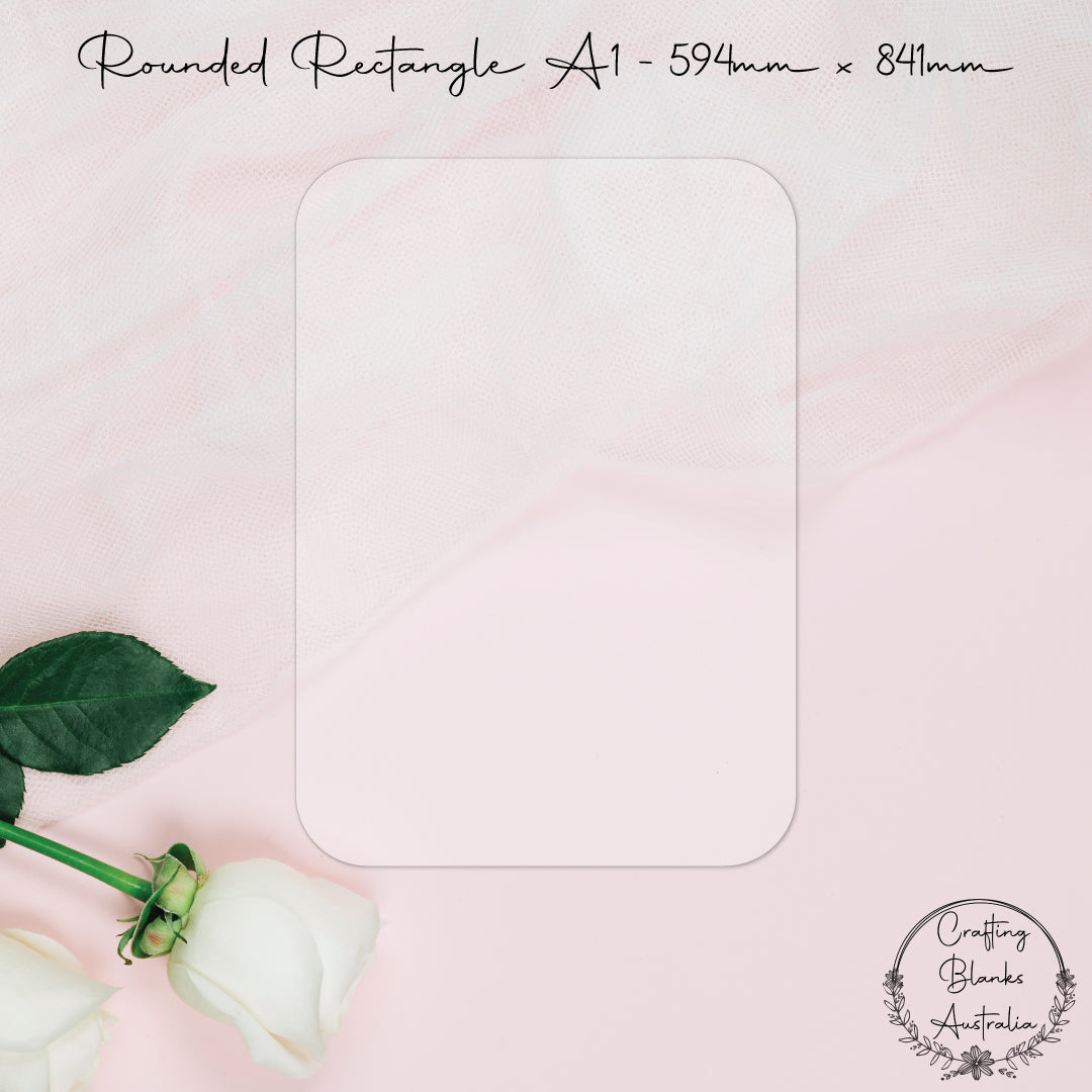 Rounded Rectangle • Blank Shape • A1