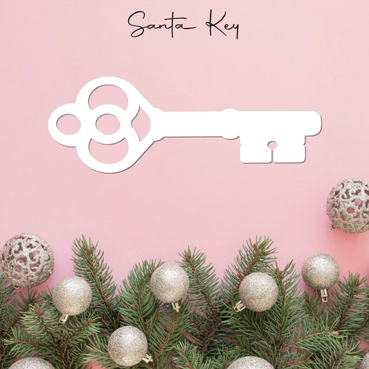 Santa Key • Blank Shape • Christmas