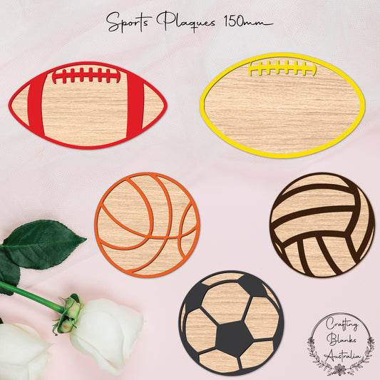 Balls • Sports Plaque • 150mm